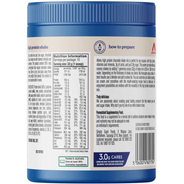 Chocolate Protein Shake Mix