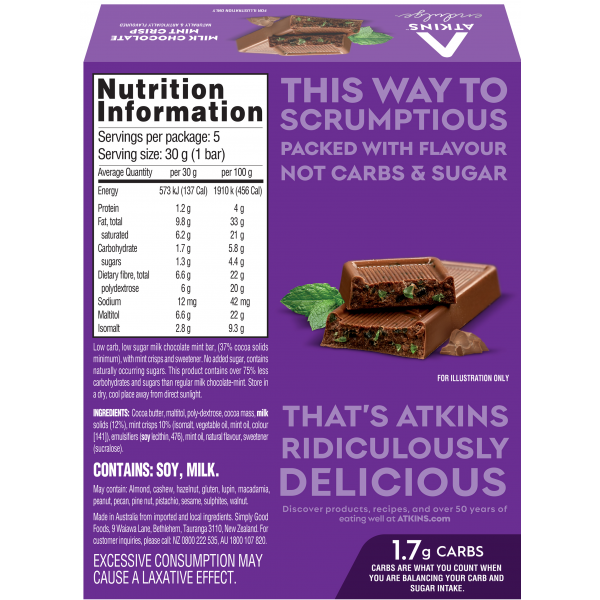 Milk Chocolate Mint Crisp