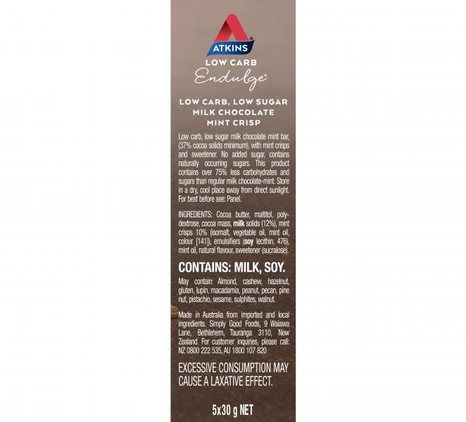Milk Chocolate Mint Crisp