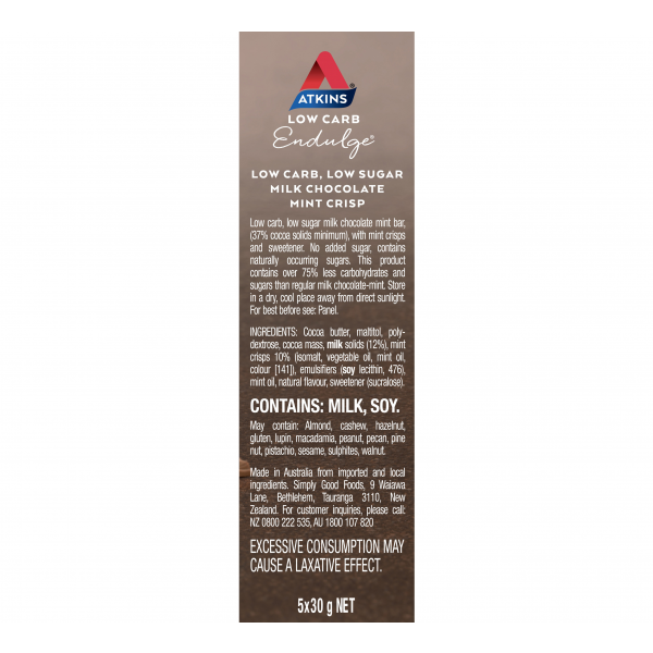 Milk Chocolate Mint Crisp