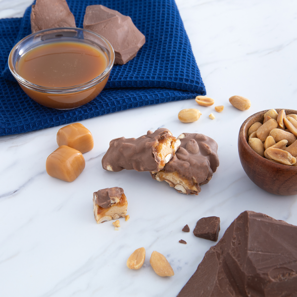 Caramel Chocolate Nut Roll