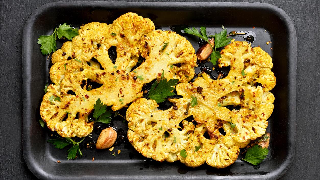 Curry Cauliflower Steaks | Atkins Low Carb Diet