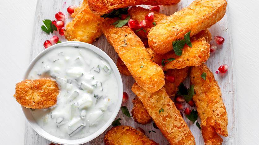 Crispy Fried Halloumi Fries | Atkins Low Carb Diet