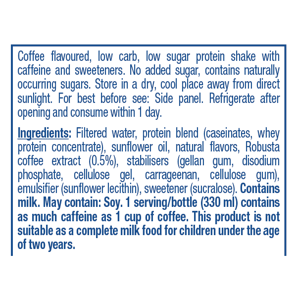 Robusta Coffee Protein Drink